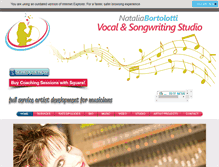 Tablet Screenshot of musicbynatalia.com